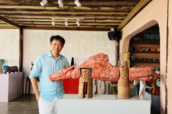 Củi lũ - Khát vọng về đại sứ nghệ thuật tái chế Việt Nam: Câu chuyện từ những dòng sông