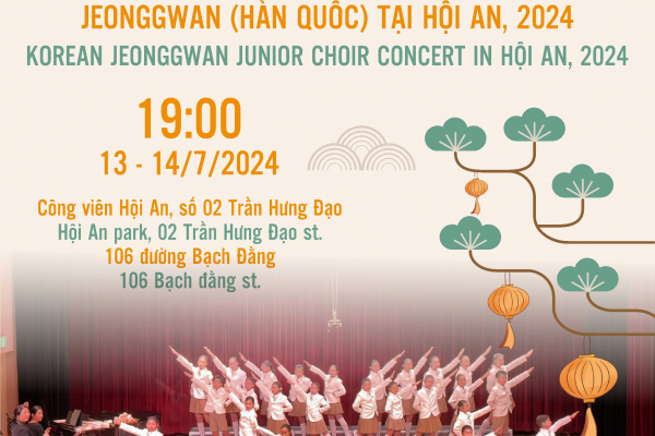  Korean Jeonggwan Junior Choir concerts in Hoi An