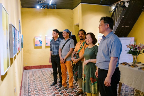 Triển lãm tranh nghệ thuật của các nghệ sĩ Hàn Quốc tại Hội An